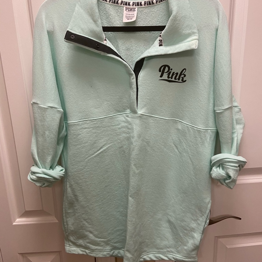 PINK Button Up Varsity Crew
